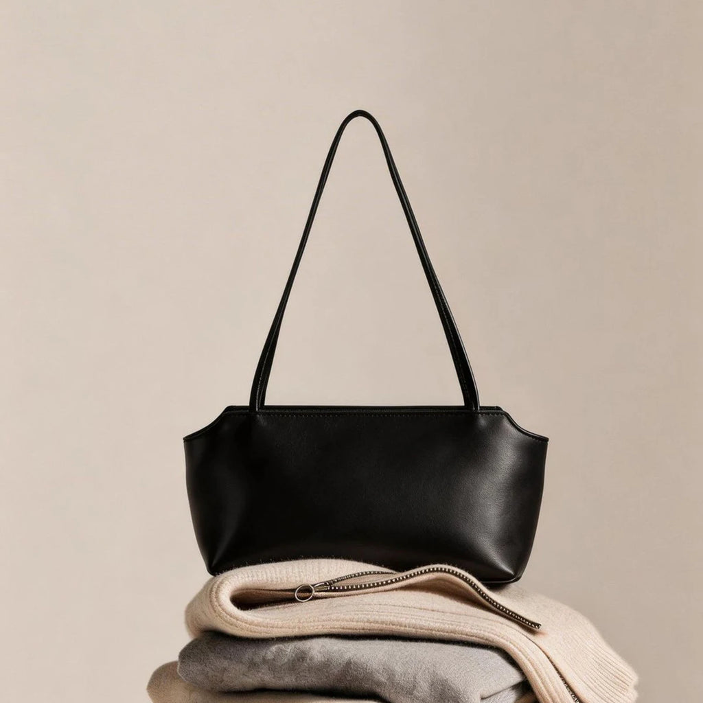 Sac Tote en Cuir grain d’agneau Minimaliste Style Coréen