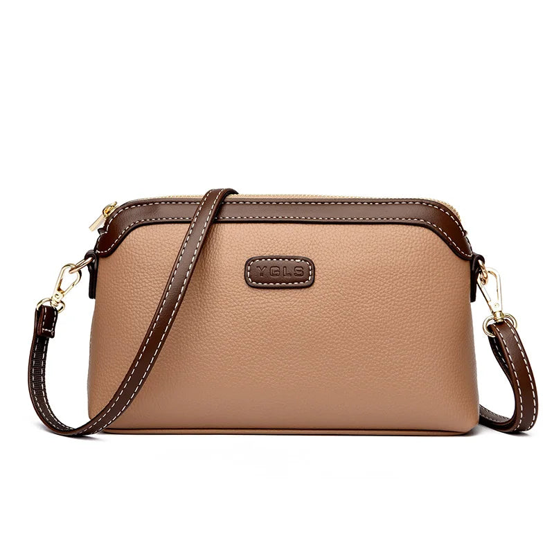 Sac à main bandoulière cuir véritable Femme — L’Essentiel Luxueux MYNELIA