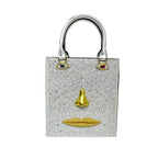 Sac bandoulière femme rigide à visage en relief 3D – TPU