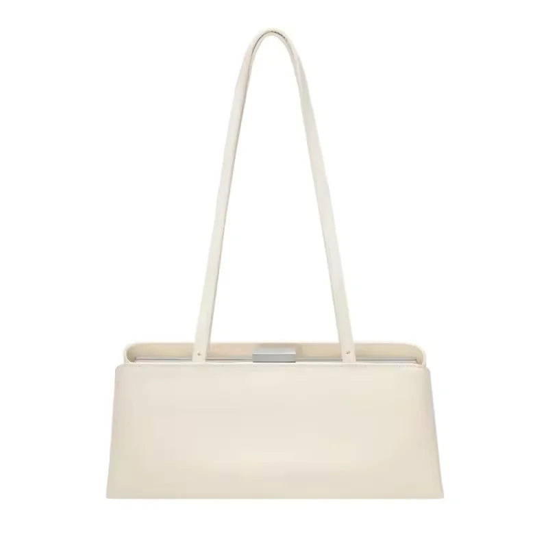 Sac Baguette Microfibre Fermoir Frame Épaule Croisé