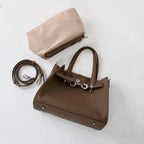 Sac Cabas Tote Cuir Vache Véritable Femme – Appliqués Sequins Casual Commuter 2 Tailles 6 Coloris