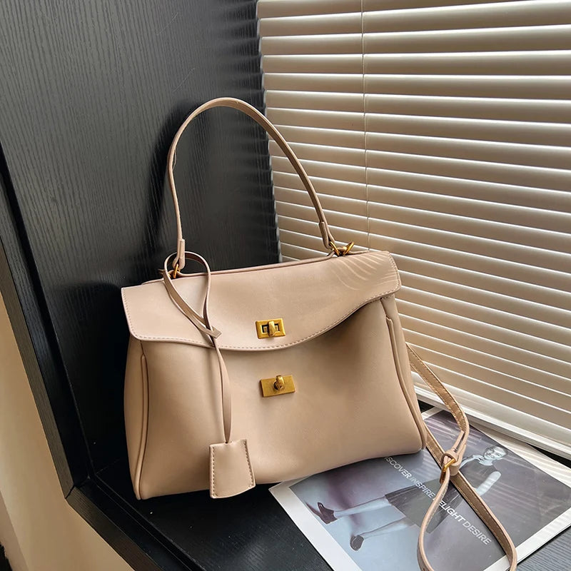 Sac à main femme –Simili cuir souple Fermoir-Style Luxe