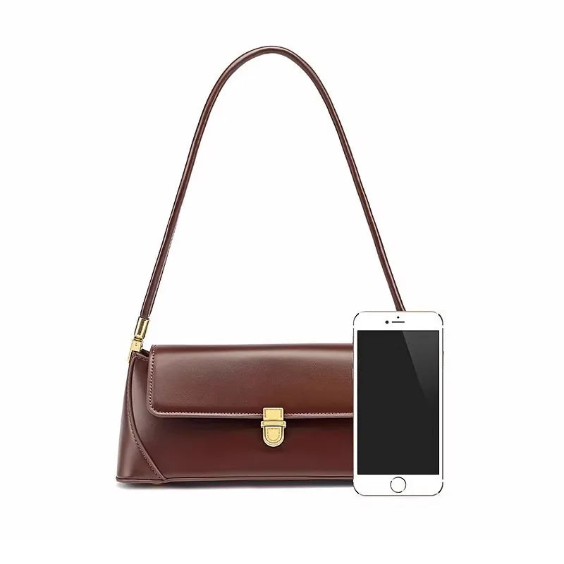 Sac Vintage Aisselle Épaule cuir PU Souple