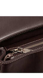 Sac à main cuir véritable vintage – Bandoulière & Épaule