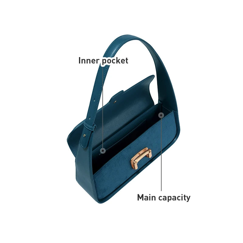 Sac tote cuir LAFESTIN– Structure Rigide Fermeture Hasp