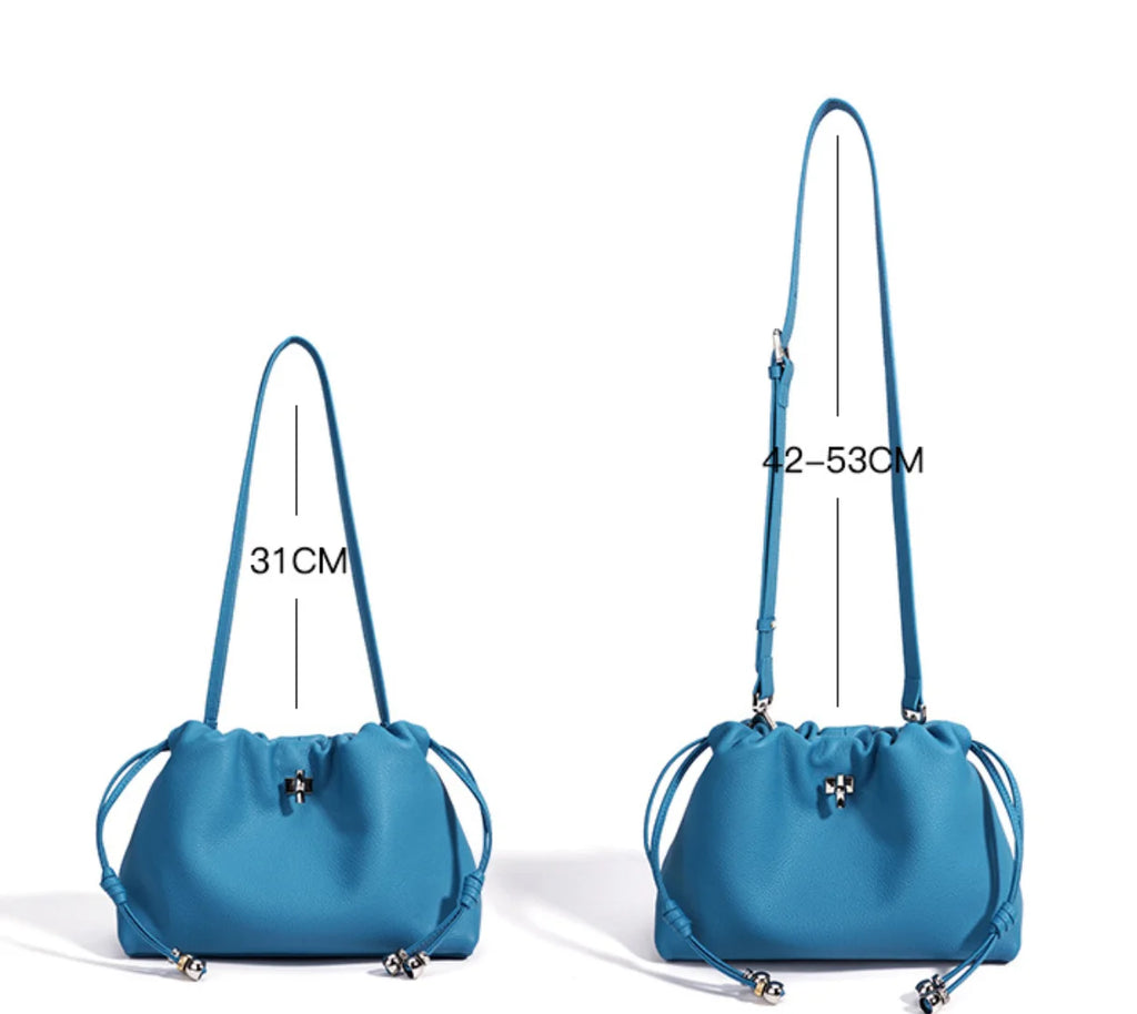 Sac nuage cuir véritable Style Coréen chic