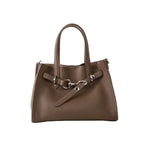 Sac Cabas Tote Cuir Vache Véritable Femme – Appliqués Sequins Casual Commuter 2 Tailles 6 Coloris