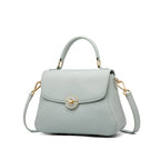 Sac tote fuir véritable fait main – Kaki & Bleu