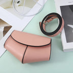 Bauchtasche aus PU-Leder – Schlangenmuster, Kreuzgurt