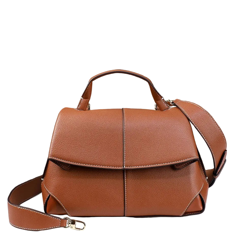 Sac cabas femme souple en simili cuir PU – Porté épaule ou bandoulière