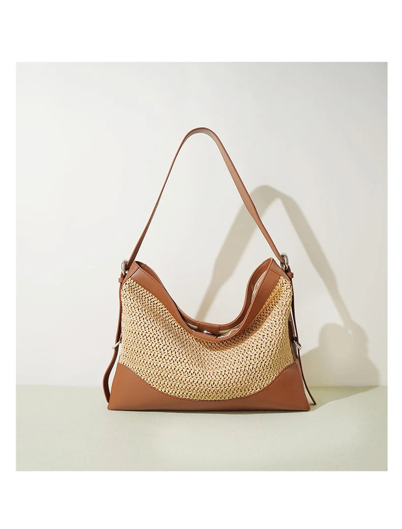 Sac à bandoulière Tote  Tressée Artisanale – Bohème Chic Été