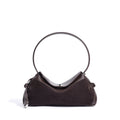 Sac à main guir Givré forme coussin – Style vintage MYNELIA