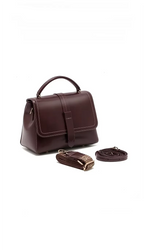 Sac à main cuir véritable vintage – Bandoulière & Épaule