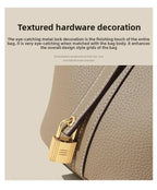 Sac Seau en Cuir Togo – Panier Souple Femme, 22 cm MYNELIA