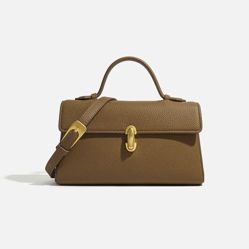 Sac à main cuir véritable– Pochette enveloppe Chic bandoulière MYNELIA
