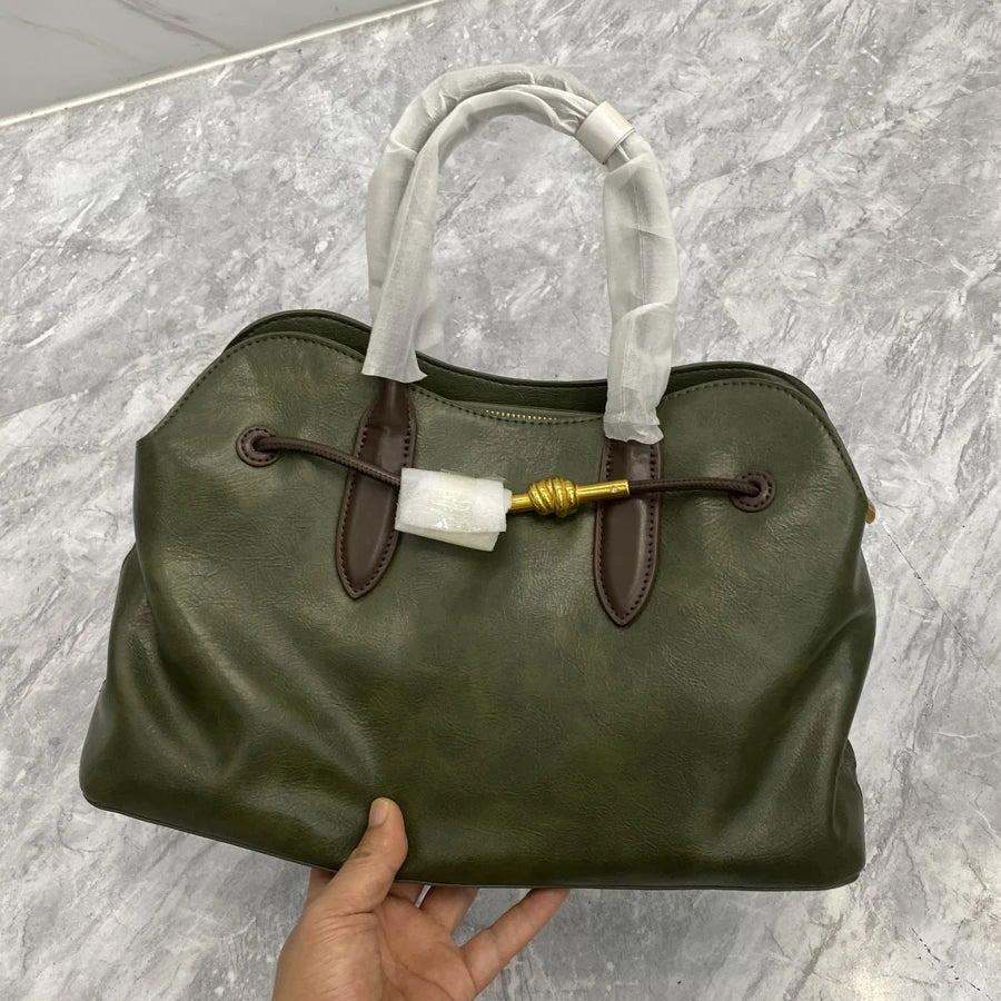 Sac Tote  en cuir PU– Style Vintage Luxe