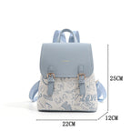 Sac à Dos Femme Imprimé Graffiti – Style Campus, Cuir PU Résistant | MYNELIA MYNELIA