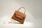 Sac en Cuir véritable Rigide Doublure Coton