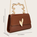 Sac Rectangulaire PU Soirée Croisé Double Usage