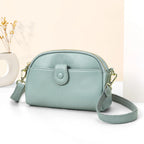 Petit sac épaule en cuir de vachette à poches intérieures