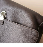 Sac en cuir véritable Satchel  Rabat Sequins