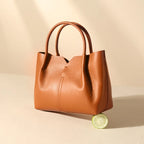 Sac Satchel en Cuir  Ruché Rubans Épaule Croisé
