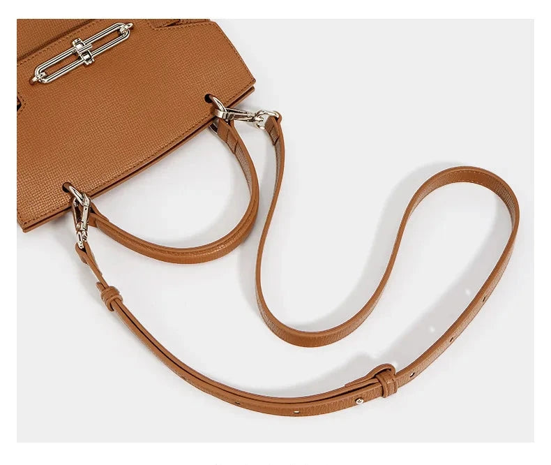 Sac en Cuir véritable Rigide Doublure Coton