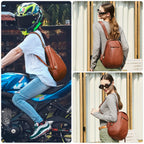 Sac à dos en cuir véritable – Intercalaire Ordinateur