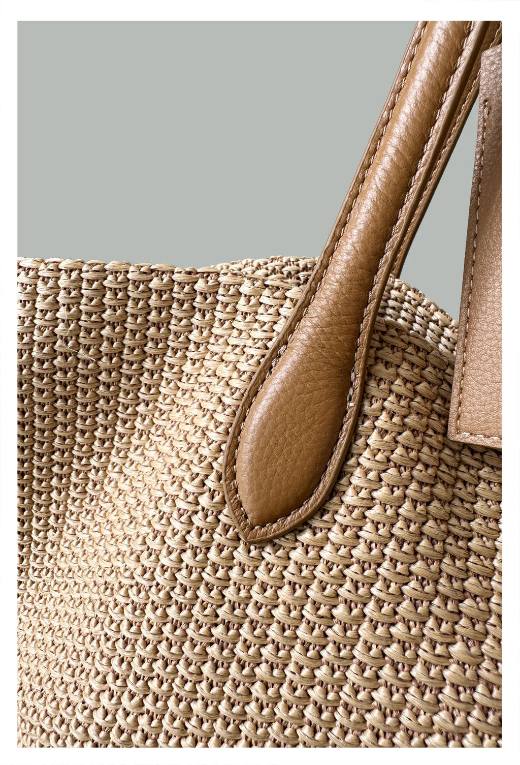 Sac tote cuir – Grande capacité Été