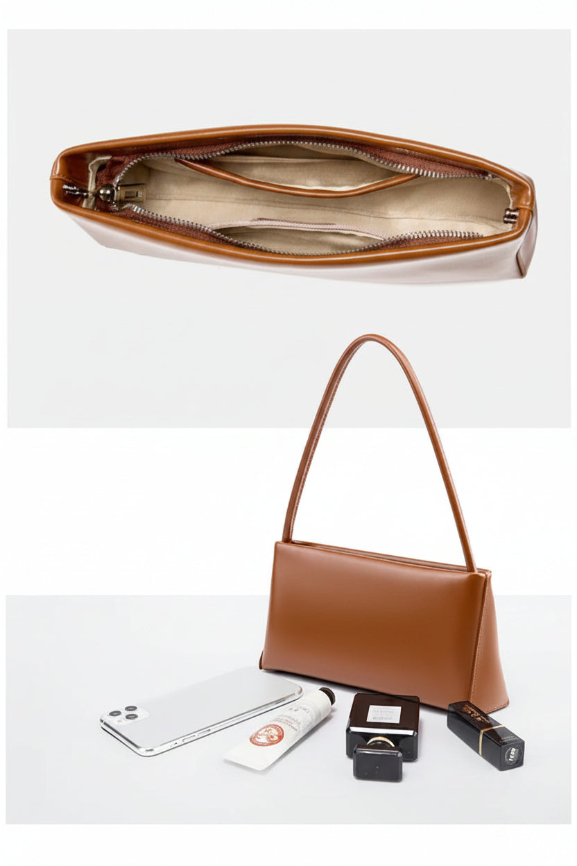 Sac à main cuir véritable – Anse & Bandoulière