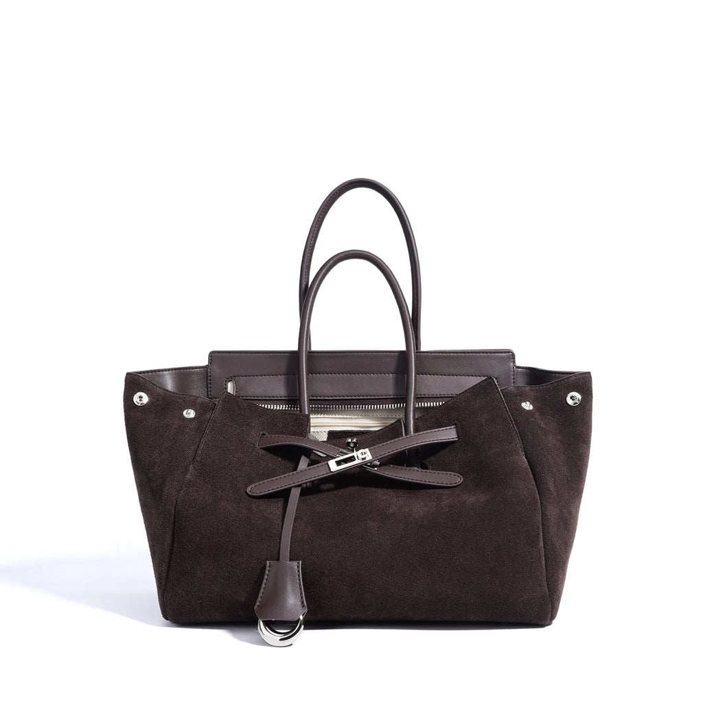 Grand sac Tote en Cuir Splitté Souple  Design