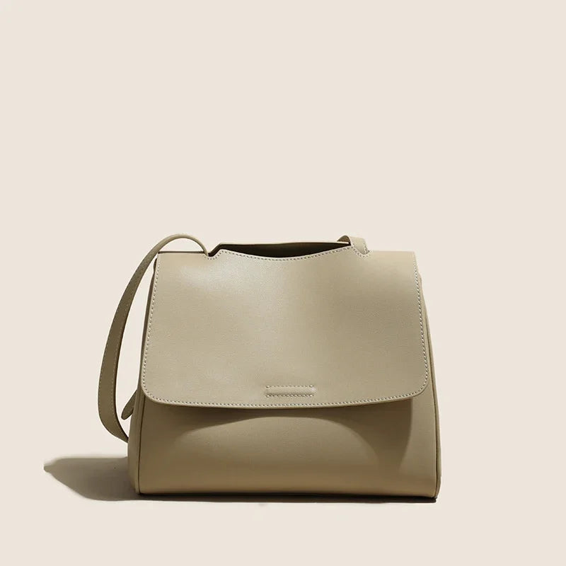 Sac Tote Cuir veritable Souple Rétro Luxe – Poche Flap