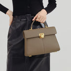 ITAMOOD 27cm Damenhandtasche aus echtem Leder mit verstellbarem Riemen, große Mehrzweck-Umhängetasche für den täglichen Gebrauch
