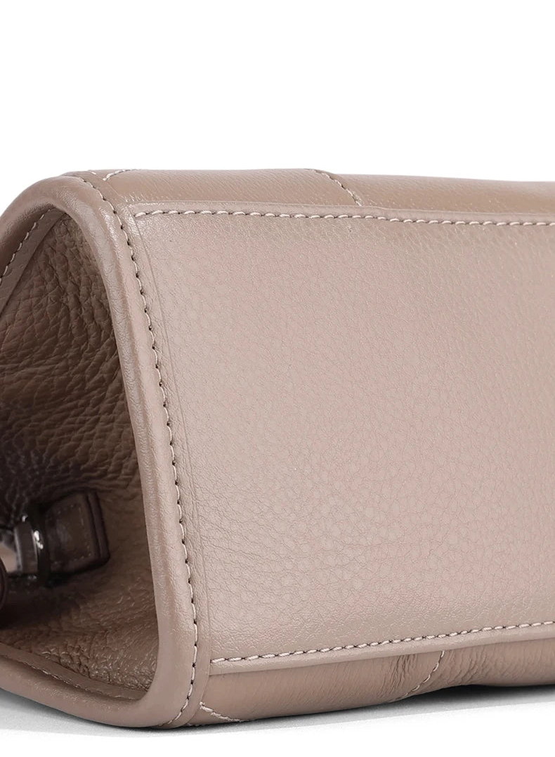 Mini sac bandoulière femme en cuir véritable – 28,5 × 16 × 12 cm
