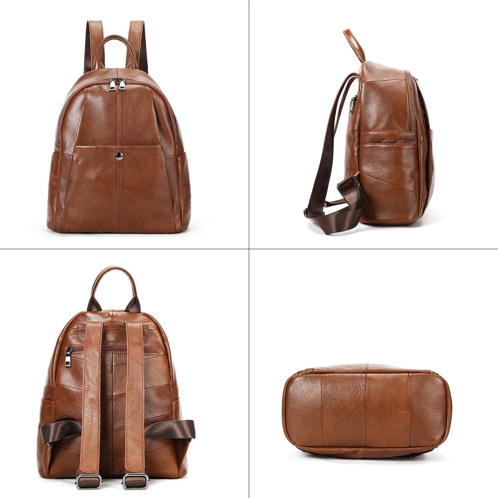 Sac à dos cuir vache – Casual polyvalent