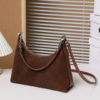 Sac bandoulière cuir Suède Femme – Style Rétro Bandoulière Vachette