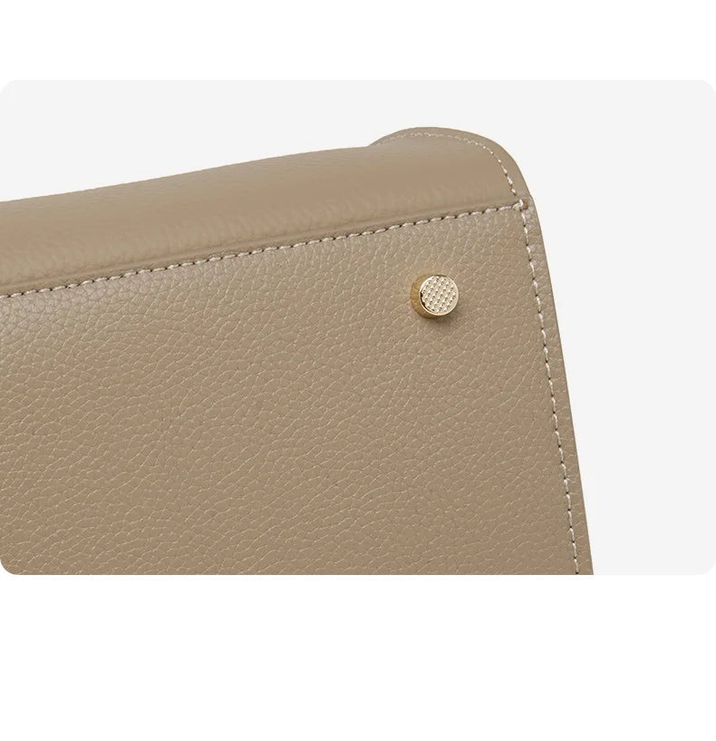 Sac à main en cuir première couche – Style minimaliste
