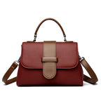 Sac Tote Crossbody Vintage Rivets PU Souple