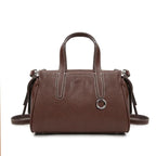 Sac Satchel Cuir Souple Doublure Poches Épaule Croisé