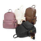 Sac à Dos Femme en Cuir Souple – La Douceur de la Lavande & des Tons Naturels MYNELIA