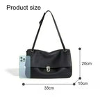 Sac en cuir véritable Satchel  Rabat Sequins