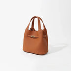 Sac seau cuir vache première couche – Style street chic MYNELIA
