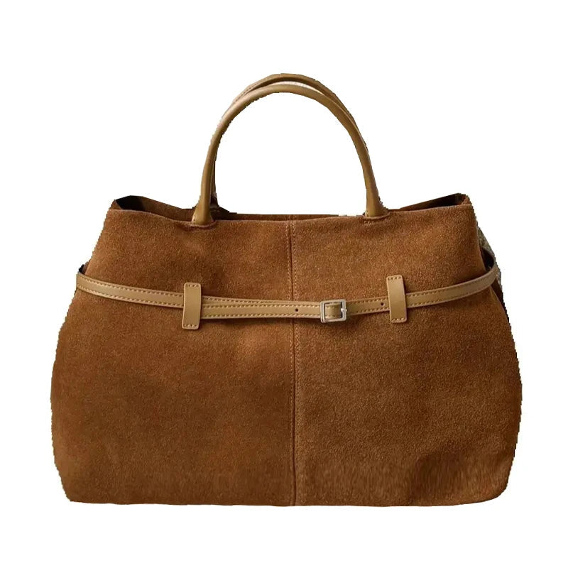 Sac cabas en cuir véritable – sSyle luxe, porté épaule ou main MYNELIA