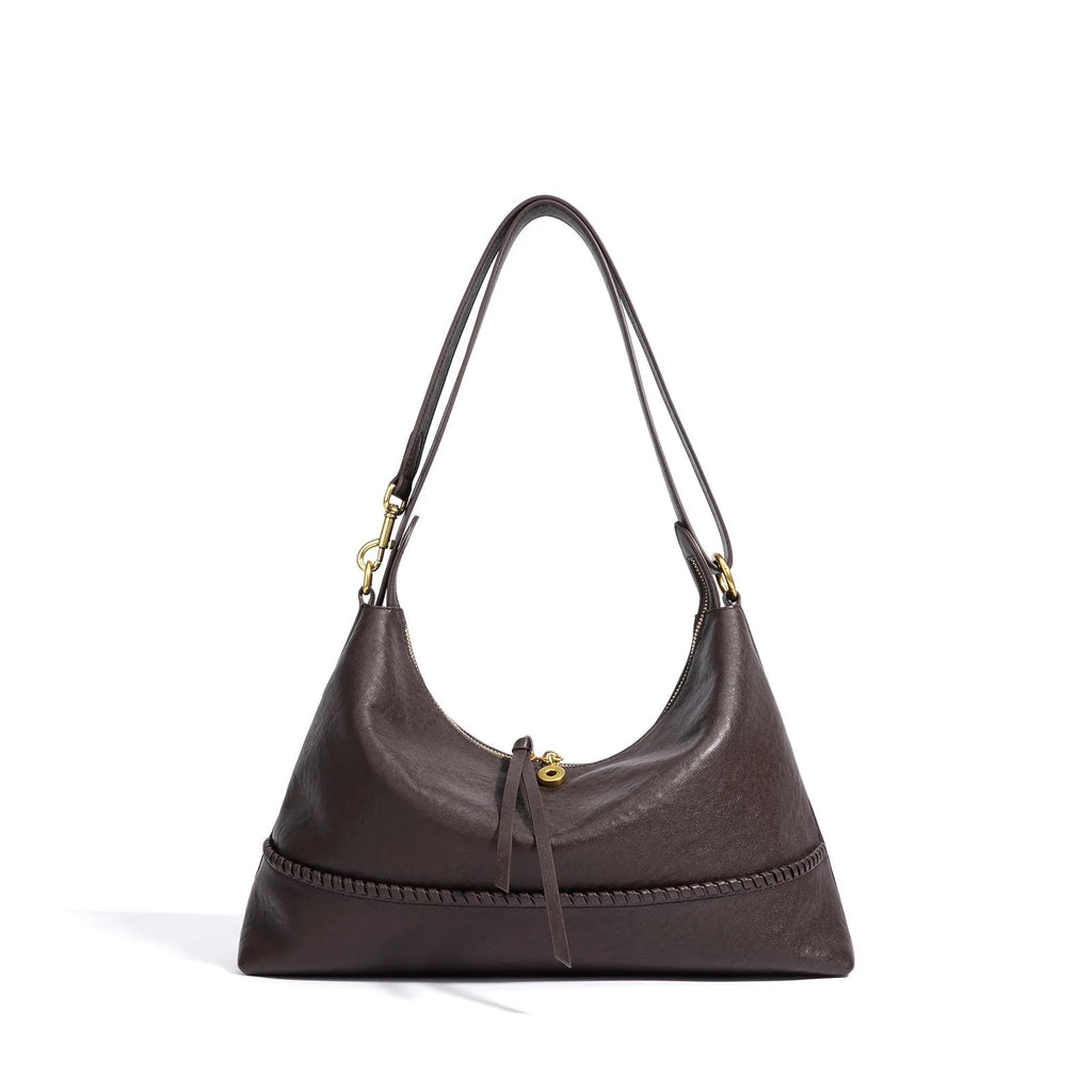 Sac à main Hobo en Cuir Véritable – Grande Capacité MYNELIA
