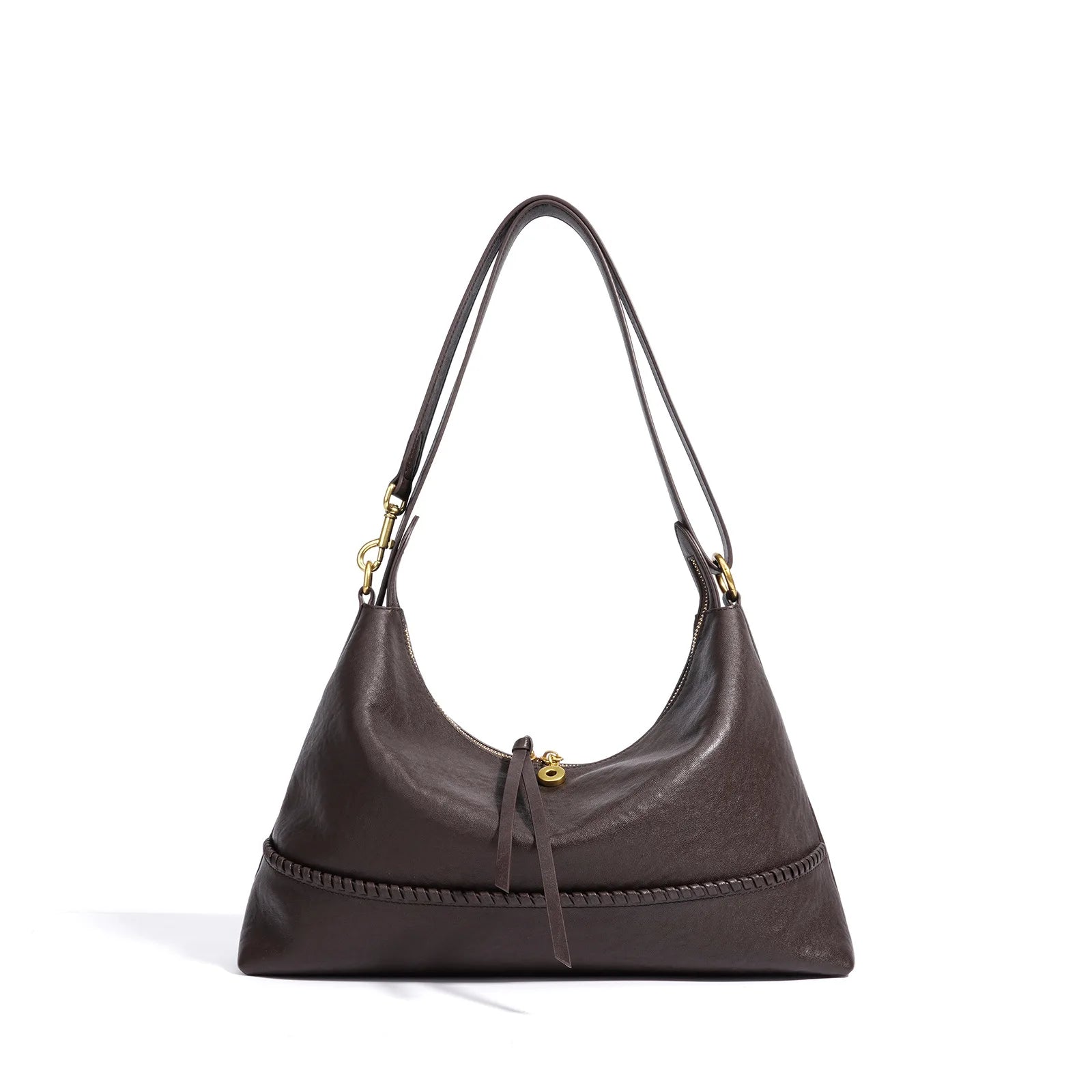 Sac à main Hobo en Cuir Véritable – Grande Capacité MYNELIA