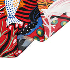 130*130cm 100% Twillseidentuch Frauen Quadratisches Bandana Schal Die Unterwasserwelt Bedruckte Schals Weiblicher Foulard Halstuch