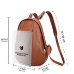 Sac à dos en cuir véritable – Intercalaire Ordinateur