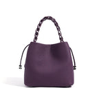 Sac bucket en cuir véritable souple – Doublure cuir