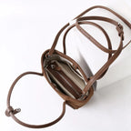 Sac Bucket Suédé Vintage Y2K – Design Niche & Bandoulière