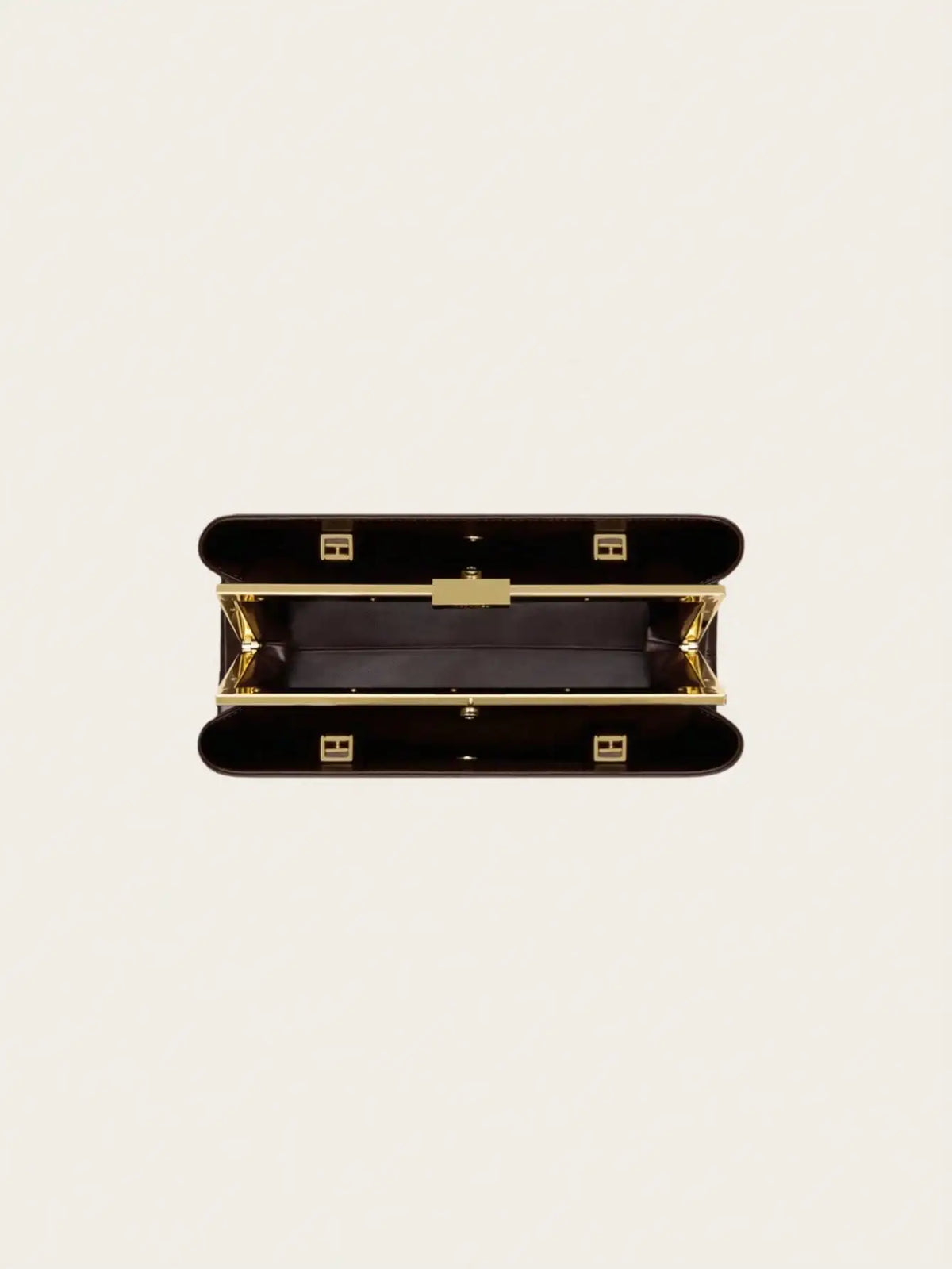 Sac Baguette Microfibre Fermoir Frame Épaule Croisé